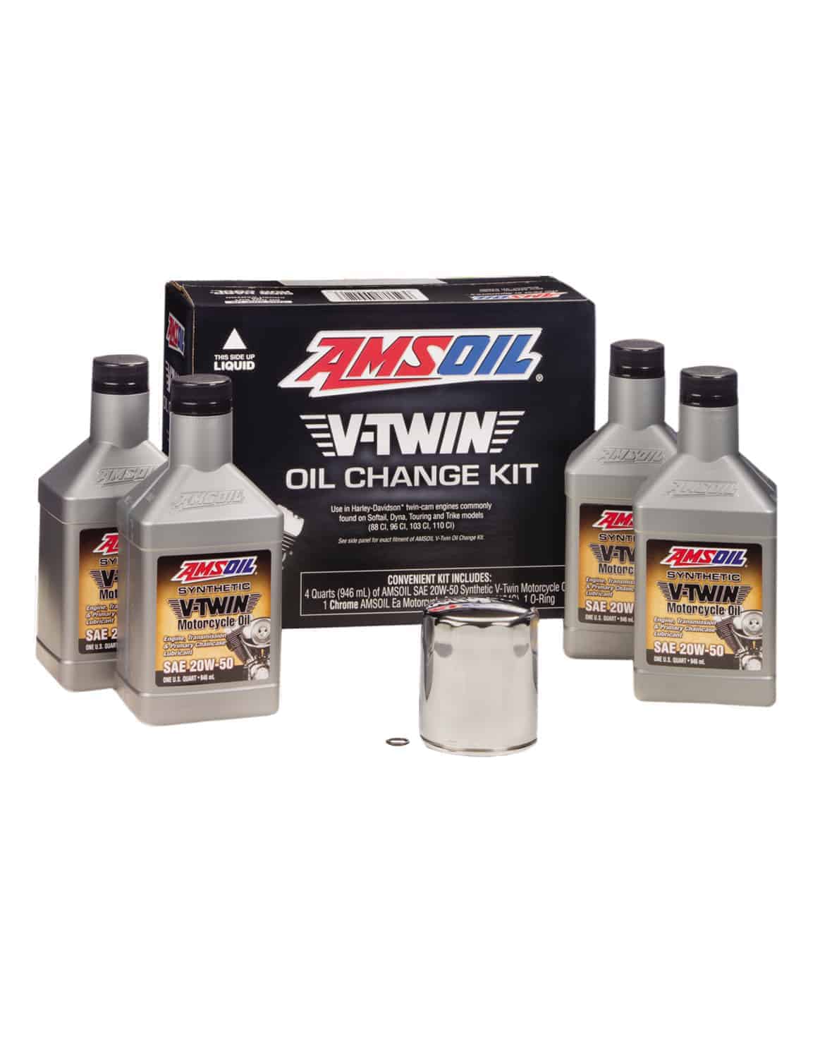  Amsoil SAE 20W-50 Synthetic Motorcycle Oil (MCV