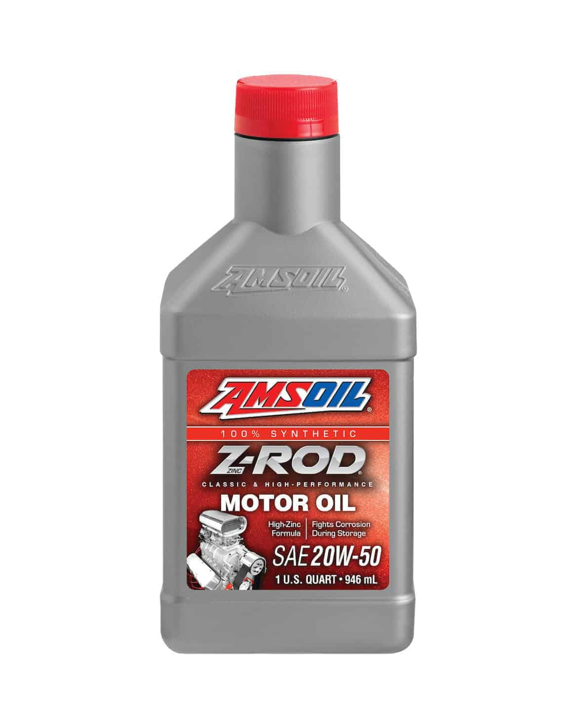 AMSOIL Premium Protection 20W-50 Synthetic Motor Oil High-zinc. ARO1G