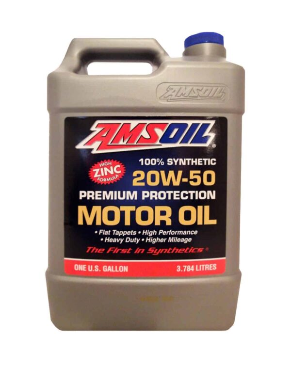 AMSOIL Premium Protection 20W-50 Synthetic Motor Oil. AROQT