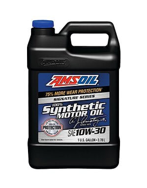 AMSOIL SIGNATURE SERIES 10W-30 100% SYNTHETIC MOTOR OIL. ATM1G